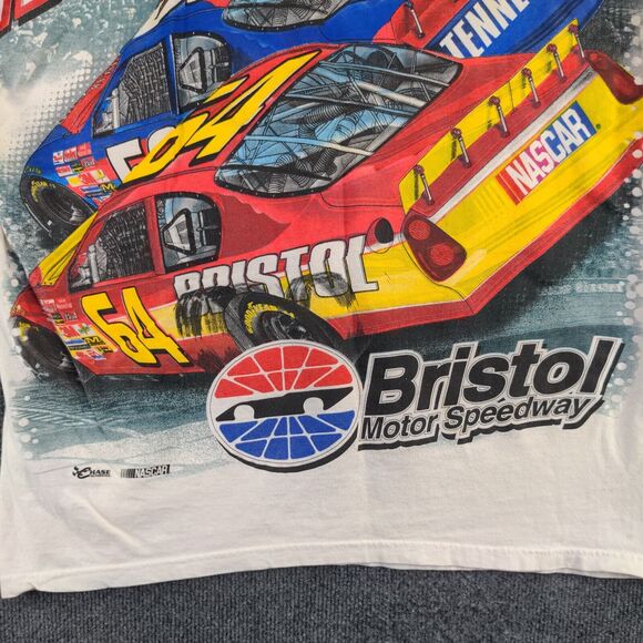 Chase Men's Bristol Motor Speedway T-Shirt White Medium Winston Cup Series - Picture 9 of 14